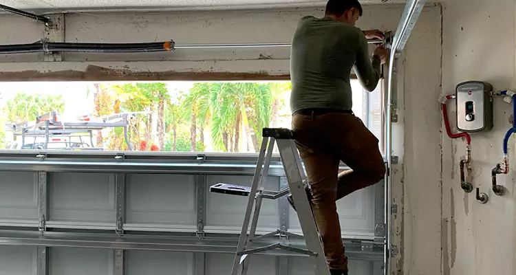 Garage Door Tension Spring Replacement in Bloomingdale, FL