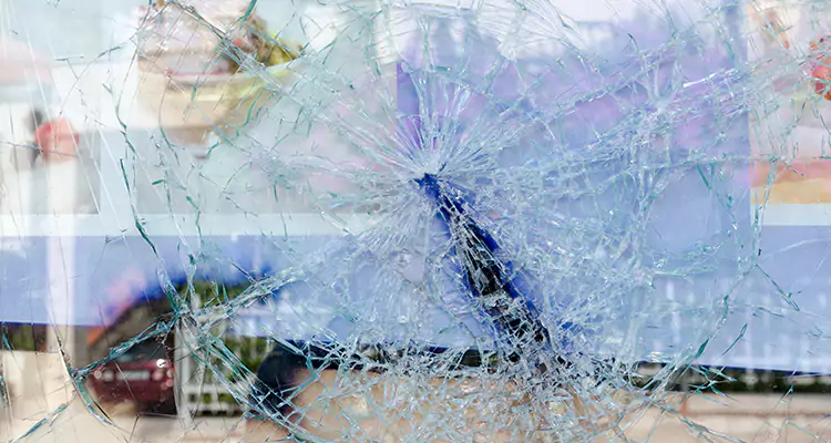 Cracked Glass Balcony Door Repair in Bloomingdale, FL