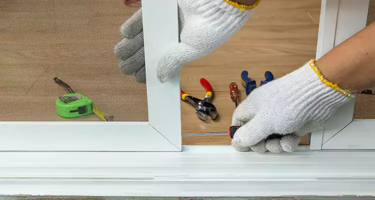 Sliding Glass Door Off Rails Repair in Bloomingdale, FL